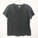 Russell Athletic  V-Neck Charcoal Top Size Large Photo 0