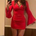 Francesca's V Neck Bodycon Dress Photo 0