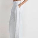 Madewell  The Harlow Wide-Leg Pant in 100% Linen in White NWT Photo 1