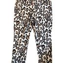 Chico's Chico’s So Slimming 1.5/10P Refined Ponte Animal Ankle Pants Stretch Leopard Photo 0