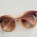 Salvatore Ferragamo Brown Beige Fashion Sunglasses Photo 1