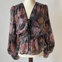 Ted Baker Juudie Bishop Long Sleeve Tie Front Blouse Photo 0