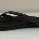 Olukai  Ohana Womens Thong Flip Flops Size 8 Slip On Slides Comfort Beach Black Photo 4