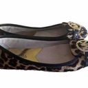 Michael Kors Michael By  Melody Leopard Ballet Flats‎ Womens Sz  7 Leather Shoes Photo 2