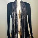 BKE  boutique NWT cardigan draped in lace and sequins Photo 0