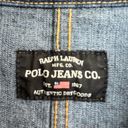 Ralph Lauren  Polo Jeans Co. Dark Wash Genevieve Jean Jacket Large Photo 2