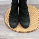 Krass&co Bos &  Barlow boots black leather suede lace up back heels Photo 6