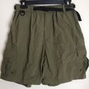 REI ladies outdoor hiking camping adventure nylon shorts w/belt size large Photo 1