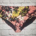 Decree NEW  Women's High Waisted Bikini Bottom Swimsuit Separate 3X Black Multi Photo 0