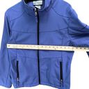 Free Country  Womens Soft Shell Jacket L Periwinkle Blue Full Zip Fleece Lined Photo 4