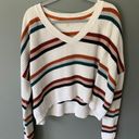 PacSun L. A. Hearts  White Color block Strip Sweater Photo 0