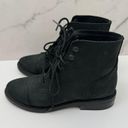 Krass&co Thursday Boot . Women's Captain Lace Up Boot Bootie Size 8 Matte Leather Black Photo 3