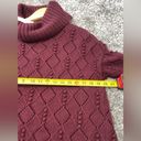 Loft Bobble Turtleneck Knit Burgundy Sweater Size Large NWT Photo 8