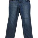 DKNY  Jeans Ave B Ultra Skinny Dark Wash Denim Mid Rise Size 10 Stretchy Blue Photo 0