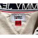 Tommy Hilfiger  Button-Up V-Neck Cardigan Sweater Tommy Jeans Logo Womens Size S Photo 6