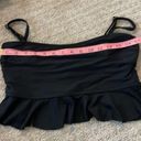 Chelsea 28 Black Bandeau Ruffle Bikini Top Photo 4