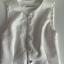 Abercrombie & Fitch White Vest Photo 2