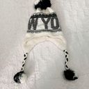 Target New York Soft Winter Hat White Black Photo 0