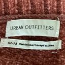 Urban Outfitters  Red Velvet V Neck Button Up Cropped Cardigan Sweater Top Size M Photo 2