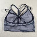 Zella  Body Womens Medium Gray Tie-Dye Racerback Adjustable Seamless Sports Bra Photo 2