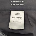 DL1961 RTR sz31 (10-12)  Alma Mini skirt Genuine leather solid black sexy a-line Photo 9