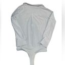 Athleta ‎ River North Sage Green Long Sleeve Button Up Bodysuit Size L Photo 2