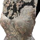 Jodi Kristopher  Sweetheart Embroidered Sequin Floral Mesh Princess Formal Dress Photo 1