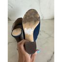 Nine West  Denim Mule Sandals Sz 7 Photo 2