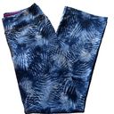 Lands'End New  Womens Tie Dye Blue Active Yoga Pants Medium Photo 0