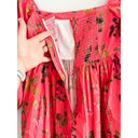 Cara Cara | Sip Sip Dress in Botanical Allover Coral | Sz XS Pink Photo 9