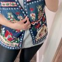 heirloom collectibles  vintage knit Christmas sweater vest size XLarge Photo 3