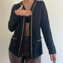 Vocal Black Blazer With Gold Chain NWT Photo 1