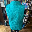 cj banks  jewel tone turquoise quilted X gorpcore vest Photo 1