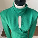 NBD  Simone High Neck Cut Out Dress Green M Photo 5