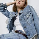 Vintage Blue J.ING  Crop Denim Jacket Photo 7