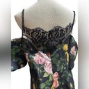 DELFI Collective “Jane” Floral Print off shoulders Lace mini Dress Sz Medium NWT Photo 5