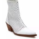 Coconuts by Matisse Coconuts Matisse Golden Hour Western Cowgirl Boots Size 8.5 White Perforated Photo 0