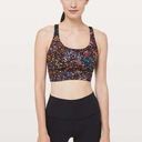 Lululemon  Energy Bra Flowerescent Multi / Lemon Ice Size 4 Photo 0