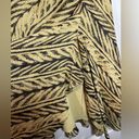 Ralph Lauren Vintage Lauren  Khaki Black Batik Tropical Palm Leaf Print Skirt Photo 6