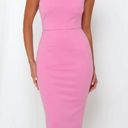 Hello Molly Pink One Shoulder Dress Photo 0