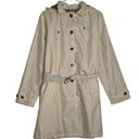 Capelli New York  Trench Coat Removable Hood Tan Women's Size Large Photo 0