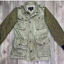 J.Crew   Quilted  Boyfriend Fatigue Military Jacket Women's Size Small Photo 2