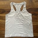 Lululemon  size 6 light blue striped tank, excellent condition Photo 2