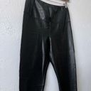 Wilfred Aritzia  Rebelle  Faux Leather Pants High Rise Black Leggings M Photo 3