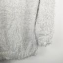 Reserved  Gray Cowl Neck Long Sleeve Eyelash Knit Sweater Women's Size Medium M Photo 1