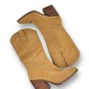 Chelsea and Violet  Fexx Suede Western Cowgirl Boots Womens Size 10 Block Heel Photo 0