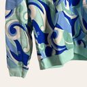 Hill House  The Allie Zip-Up Jacket in Ocean Kaleidoscope Print Size S Photo 4