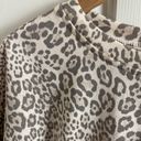 Rails  Alice Mixed Grey Cheetah Sweatshirt Long Sleeve Size Large Photo 10