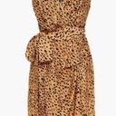 Vix Paula Hermanny NWOT  wrap-effect leopard-print voile mini dress size L Photo 0