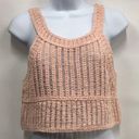 Timing  crochet women’s crop top size S/M blush Photo 0